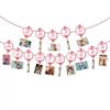 Happy Mother's Day Decorative Banner with Clips - Photo/Money/Card Hanging Banner for Party Wall Decor view 1