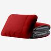 3-in-1 Car Lumbar Support Blanket for Mercedes Benz B Class B180 B180d B200 B200d, Car Seat Pillow Blanket for Long Drives Travel Air Conditioning Blanket,Red view 1