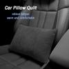 3-in-1 Car Lumbar Support Blanket for Mercedes Benz B Class B180 B180d B200 B200d, Car Seat Pillow Blanket for Long Drives Travel Air Conditioning Blanket,Red view 3