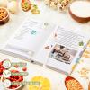 Lanpn A5 Blank Recipe Book Cookbook to Write in Your Own Recipes, Leather Cover Waterproof Empty Cooking Journal for 70 Recipes, Recipe Notebook with Stickers to Organize Your Family Recipes, Oat view 3