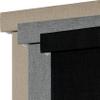 Boolegon Blackout Roller Blinds for Windows, Cordless Roller Shades with Valance (Free Blackout Strip Included), Thermal Insulated Linen Fabric Roll Up Shade for Home Office, Black, 32" W x 60" H view 1