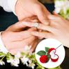Tbest Red Rose Jewelry Box for Earrings Romantic Gift view 2