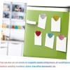 4Pcs Bling Diamond Heart Sparkling Refrigerator Magnet Sparkling Rhinestones Crystals, Cute Love for Kitchen Fridge, Locker, Home Decor Cool Office Decorative Novelty (Yellow) view 4