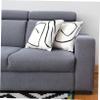 Hoement 12pcs Feet Furniture Legs Bed Riser for Sofa Couch Risers Bed Leg Pads Chair Table for Desk Plastic view 2