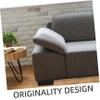 Hoement 12pcs Feet Furniture Legs Bed Riser for Sofa Couch Risers Bed Leg Pads Chair Table for Desk Plastic view 4