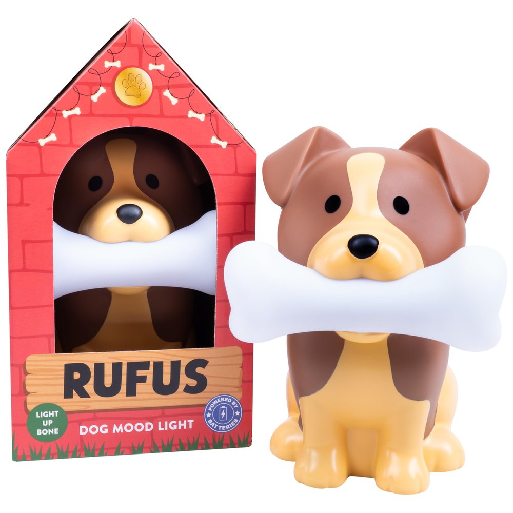 Fizz Creations Rufus The Dog Mood Light | Kawaii Soft Glow Lamp