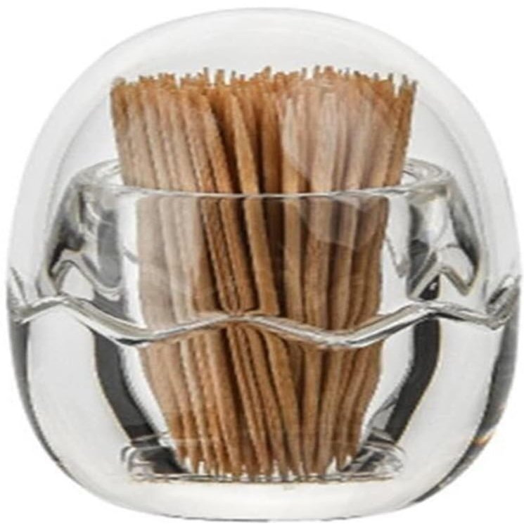 ONwngXW Toothpick Holder, Toothpick Dispenser Thick Acrylic Toothpick Box Transparent Toothpick Bottle Round Square Plastic Toothpick Tube Restaurant Creative Cotton Swab Box(3PCS)