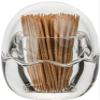 ONwngXW Toothpick Holder, Toothpick Dispenser Thick Acrylic Toothpick Box Transparent Toothpick Bottle Round Square Plastic Toothpick Tube Restaurant Creative Cotton Swab Box(3PCS) view 1
