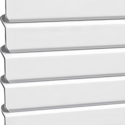 LOQPDNXN 1 Inch L- Metal Slat Aluminum Mini Blinds Cordless Blackout Horizontal Window Blinds UV Protection Waterproof Venetian Blinds Suitable for Doors Windows Office Home.White.33 W x 68" H