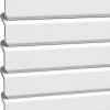 LOQPDNXN 1 Inch L- Metal Slat Aluminum Mini Blinds Cordless Blackout Horizontal Window Blinds UV Protection Waterproof Venetian Blinds Suitable for Doors Windows Office Home.White.33 W x 68" H view 1