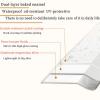 LOQPDNXN 1 Inch L- Metal Slat Aluminum Mini Blinds Cordless Blackout Horizontal Window Blinds UV Protection Waterproof Venetian Blinds Suitable for Doors Windows Office Home.White.33 W x 68" H view 3