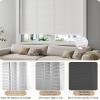 LOQPDNXN 1 Inch L- Metal Slat Aluminum Mini Blinds Cordless Blackout Horizontal Window Blinds UV Protection Waterproof Venetian Blinds Suitable for Doors Windows Office Home.White.33 W x 68" H view 4