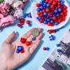 GLOBLELAND 6200 Pcs Patriotic Vase Filler Red White Blue Vase Beads Patriotic Pearl for Vase Ornaments Floating Candle for Veterans Day Memorial Day Independence Day Party Home Table Decor view 3