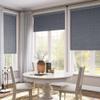 SLKWDOBD Linen Roller Shades, Cordless Roller Blind, Dark Grey, 34"W x 56"H view 2