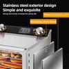 Lylunnamsp Commercial Food-Dehydrator Machine with Trays, Large Food-Dehydrator for Food Dryer Dehydrator,Stainless Steel Fruit Dehydrator for Jerky, Meat, Beef, Herbs,12 Layer view 3