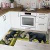 Anti Fatigue Kitchen Rug Sets 2 Piece WildlifeNon Slip Kitchen Mats for Floor Cushioned Rugs Waterproof Comfort Standing Mat Runner Walking Elephantsfor Home Office,Sink,Laundry40*60+40*120CM view 2