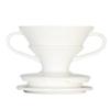 Somark Double Handles V Shape #2 Filter Ceramic Dripper + Drip Tray view 1