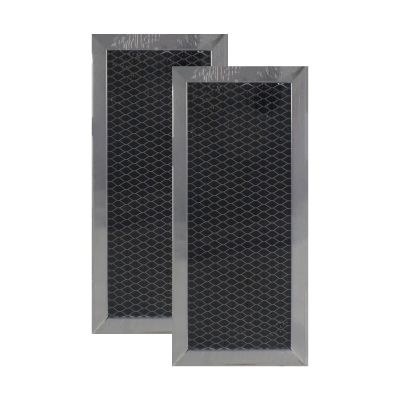 (2 PACK) COMPATIBLE WITH Replacement for GE JX81H CHARCOAL CARBON MICROWAVE OVEN FILTERS