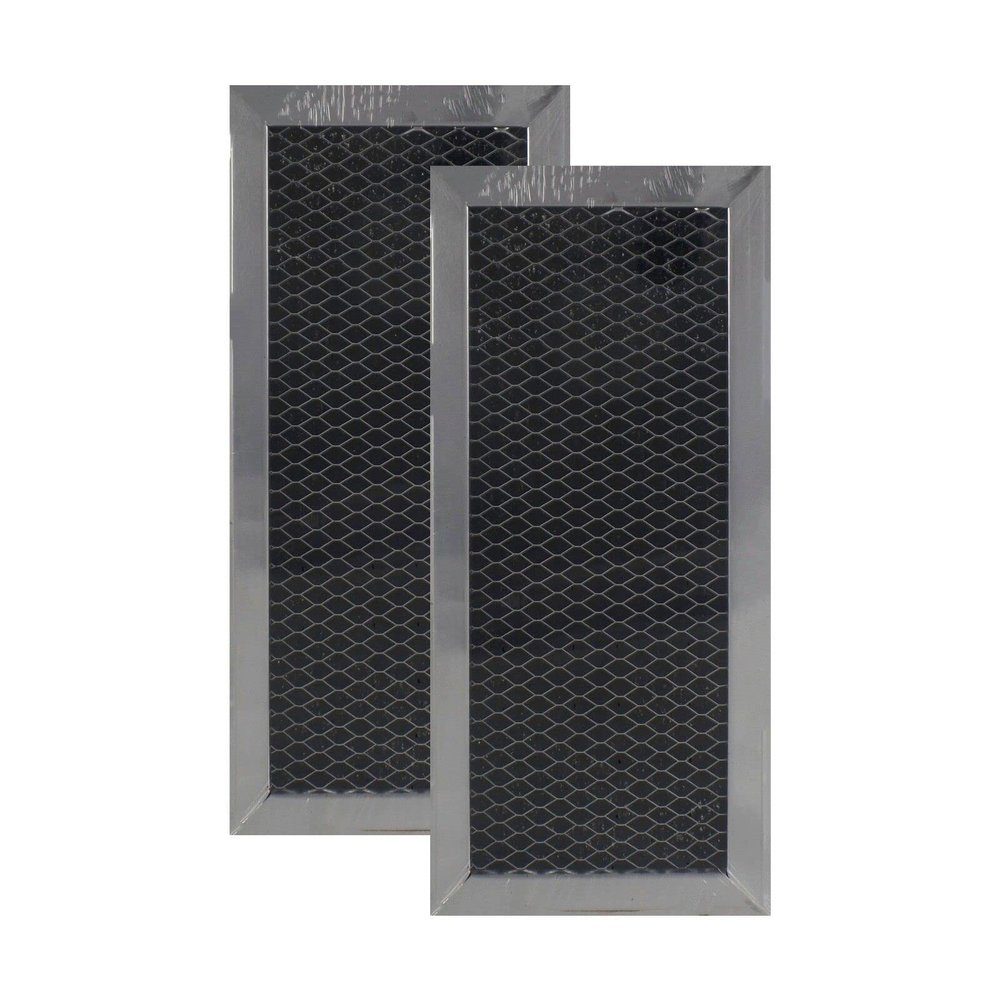 (2 PACK) COMPATIBLE WITH Replacement for GE JX81H CHARCOAL CARBON MICROWAVE OVEN FILTERS