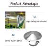 Chimney cap,chimney cowl,Chimney Flue Cone Top Rain Cap,Galvanized Chimney Cowl,Roof Line Cap Stainless Steel,Stainless Steel Round Roof Cap for All Weather Conditions,Suitable for All Fuel,(D10cm/3.9 view 3