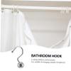 Holibanna 12pcs Metal Ball Hooks Sturdy Shower Curtain Holders Iron Plating Curtain Hooks Easy Install Rustproof view 4