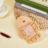 NICENEEDED Plush Photocard Holder Fish Waffle Snack Soft Plush Photocard Holder Cover Protective Case Card Sleeve Pendant Display Keychain for Bus Card Credit view 3