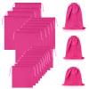 20 Pcs Satin Game Storage Bags for Women Men, M,L,XL, Hot Pink view 1