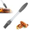 fxwtich Silicone Oil Brush for Grilling BBQ Baking, Heat Resistant Pastry Brush Kitchen Gadget Grey view 3