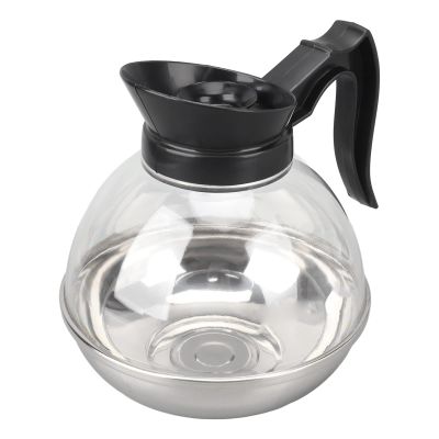 1700ml Coffee Maker Pot, Stainless Steel Coffee Pot Household Tea Kettle Fine Workmanship Induction Cooker Teapot Cool Touch Handle Bottom Grip Tea Kettle
