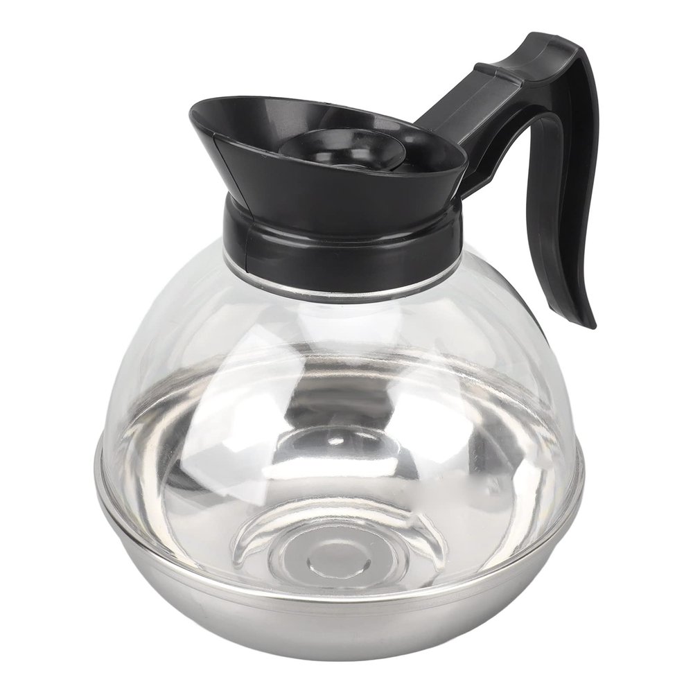 1700ml Coffee Maker Pot, Stainless Steel Coffee Pot Household Tea Kettle Fine Workmanship Induction Cooker Teapot Cool Touch Handle Bottom Grip Tea Kettle