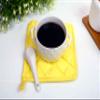 100% Cotton Pot Holders (Pack of 20)  8" x 8" Square, Yellow  Everyday Kitchen Essentials, Heat Resistant! view 2