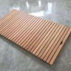 AEDNX 44in 40in 36in 32in 28in 24in 20in Large Customizable Teak Shower Floor Mat, Square Bath Mats for Non Slip with Drain Hole, Yard Patio/Spa/Sauna/Rv Hot Tub Footrest(28x42in(71x107cm)) view 1
