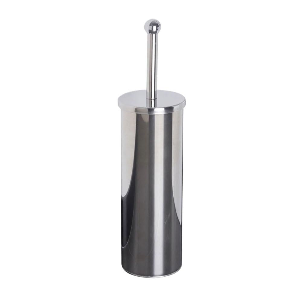 FGSHCZ82HRY Toilet Brush Round Toilet Bowl Brush with Holder, Wall Mounted Stainless Steel Toilet Brush for Bathroom Deep Cleaning