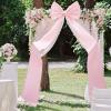 Wavwavw Baby Shower Giant Pink Bow Decor Oversized Big Bows Decoration for Room Wall Backdrop 75x18 Inch Ribbon Tie for Wedding Birthday Party Baby Shower Photography Background Supplies view 1