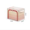 PXIWDAN Storage Bins Stackable and Foldable Transparent Storage Box for Storing Quilts and Clothes Storage Container(50 * 40 * 33cm) view 2