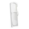Alipis Creative Foldable Wall-mounted Umbrella Stand Abs Holder for Space-saving Storage Rack White Easy Installation for Organizing Umbrellas view 1