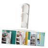 Alipis Creative Foldable Wall-mounted Umbrella Stand Abs Holder for Space-saving Storage Rack White Easy Installation for Organizing Umbrellas view 2