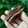 FOSANGNANTU Shells for Crafts,1Pcs 5-7cm Mole Cowrie Seashell Cypraea Talpa Natural Polished Chocolate Banded Cowrie Conch Snail Shells Pretty Photography Props view 2