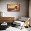 China Art Print Poster, Asia Oriental Countries Culture Wall Art Asian Paintings for Bedroom Bathroom Living Room Decor 97 (China, 16 x 20 inches, Black Frame) view 3