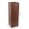 LIFKICH Indoor Umbrella Holder Wooden Bucket Storage Rack Large Capacity Stand for Umbrellas Decorative Accessory Removable Tray view 2