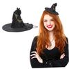 JOINPAYA Small Gothic Witch Hat Hair Clips Party Decoration for Halloween Cosplay Festival Masquerade Hair Pins Accessory for Women view 1