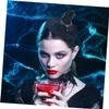 JOINPAYA Small Gothic Witch Hat Hair Clips Party Decoration for Halloween Cosplay Festival Masquerade Hair Pins Accessory for Women view 4