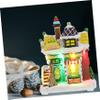 PRETYZOOM 1pc Christmas Led Light Snow House Display for Home Decor Festive Snow House Ornament for Holiday Decoration and Gifting Attractive and Practical Design view 2