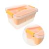 ARTIBETTER Large Transparent Multi-function Medicine Storage Box with Handle Portable Organizer for Home and Travel Three-layer Design for Medicines Cosmetics and Stationery view 3