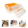 ARTIBETTER Large Transparent Multi-function Medicine Storage Box with Handle Portable Organizer for Home and Travel Three-layer Design for Medicines Cosmetics and Stationery view 4