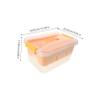 HOMSFOU Sturdy Plastic Medicine Case Large Medicine Box Emergency Kit Box for Home Office School view 2