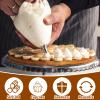 5PCS Large Piping Tips for Cake Decorating Round Hole Piping Tips Set Cupcake Frosting Nozzles Stainless Steel Professional Baking Decoration Tools for Cake Cookies Pastry Fondant Cream Bag Filler view 4