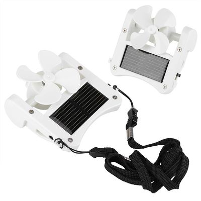 Gsycle Solar Powered Hat Fan, Portable Solar Mini Fan Easy to Hang or Clip Solar Fans USB Hanging Cooler for Mountain Climbing Camping Hiking
