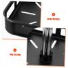 HAKIDZEL Condiment Kitchen Spice Jar Organizer Rotating Spice Rack for Countertop Bathroom view 3