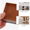Gadpiparty 4pcs Heavy Duty Furniture Risers for Beds Sofas and Chairs Lifts to Increase Height Prevent Floor Scratches for Home Use view 4
